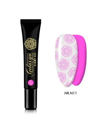 GELAXYO STAMP GEL N11 PINK NEON