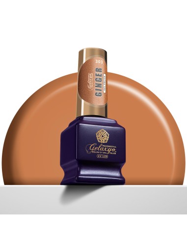 Oja Semipermanenta Gel Polish Cafenie Gelaxyo Ginger 303 - 7 ml