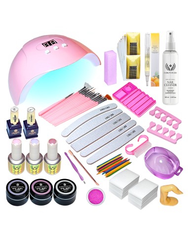 KIT TIENDA STARTER GEL MAXI - CU LAMPĂ SUN X3